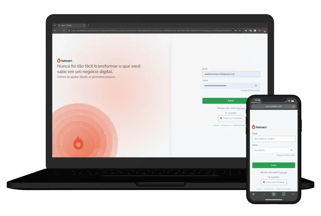 Instruções de Acesso